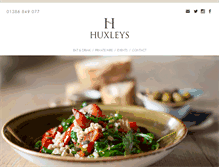 Tablet Screenshot of huxleys.org